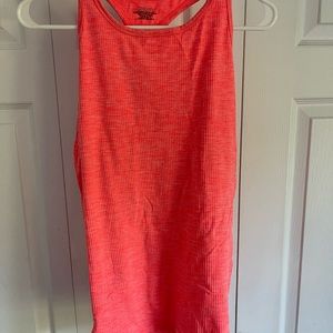 Neon orange athleta tank top